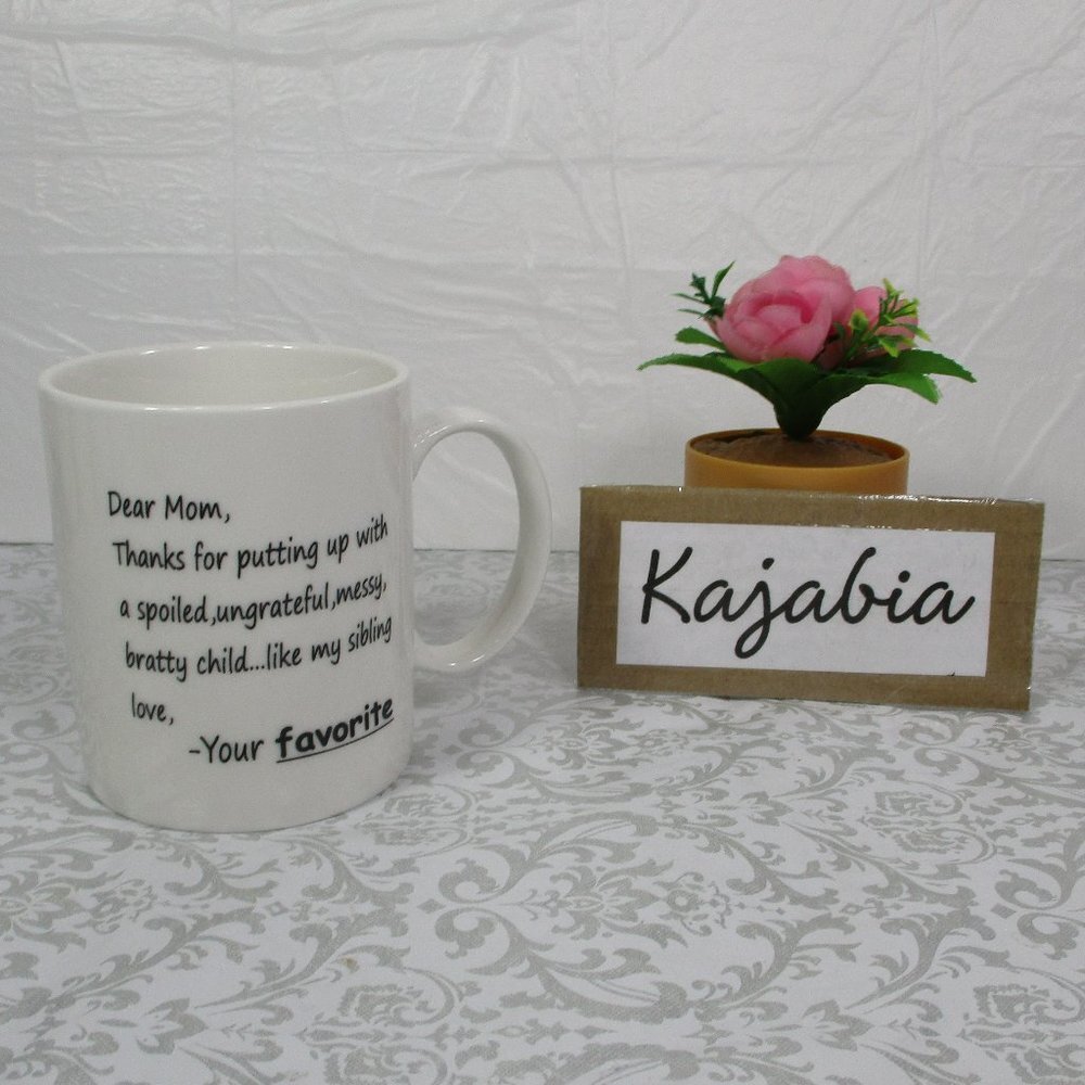 Dear Mom Ceramic Mug